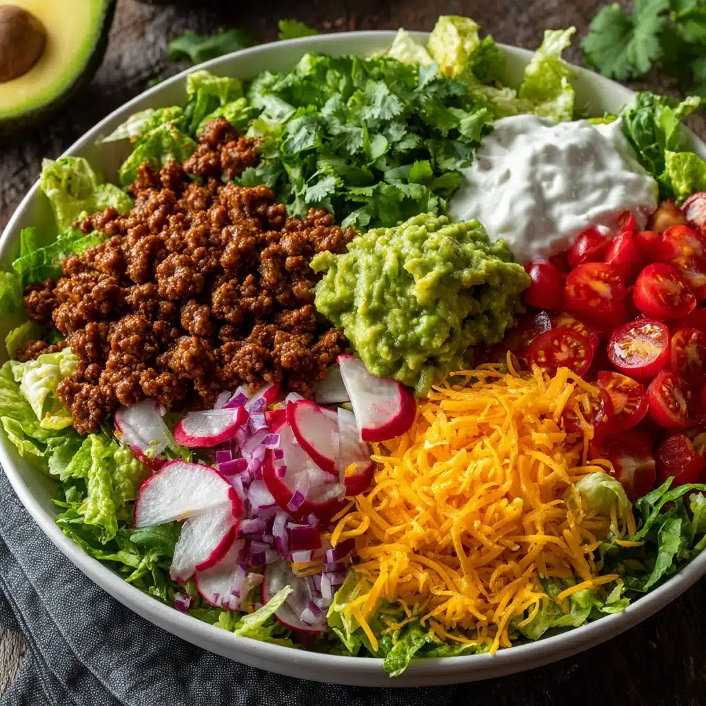 Keto Taco Salad Bowl Recipe