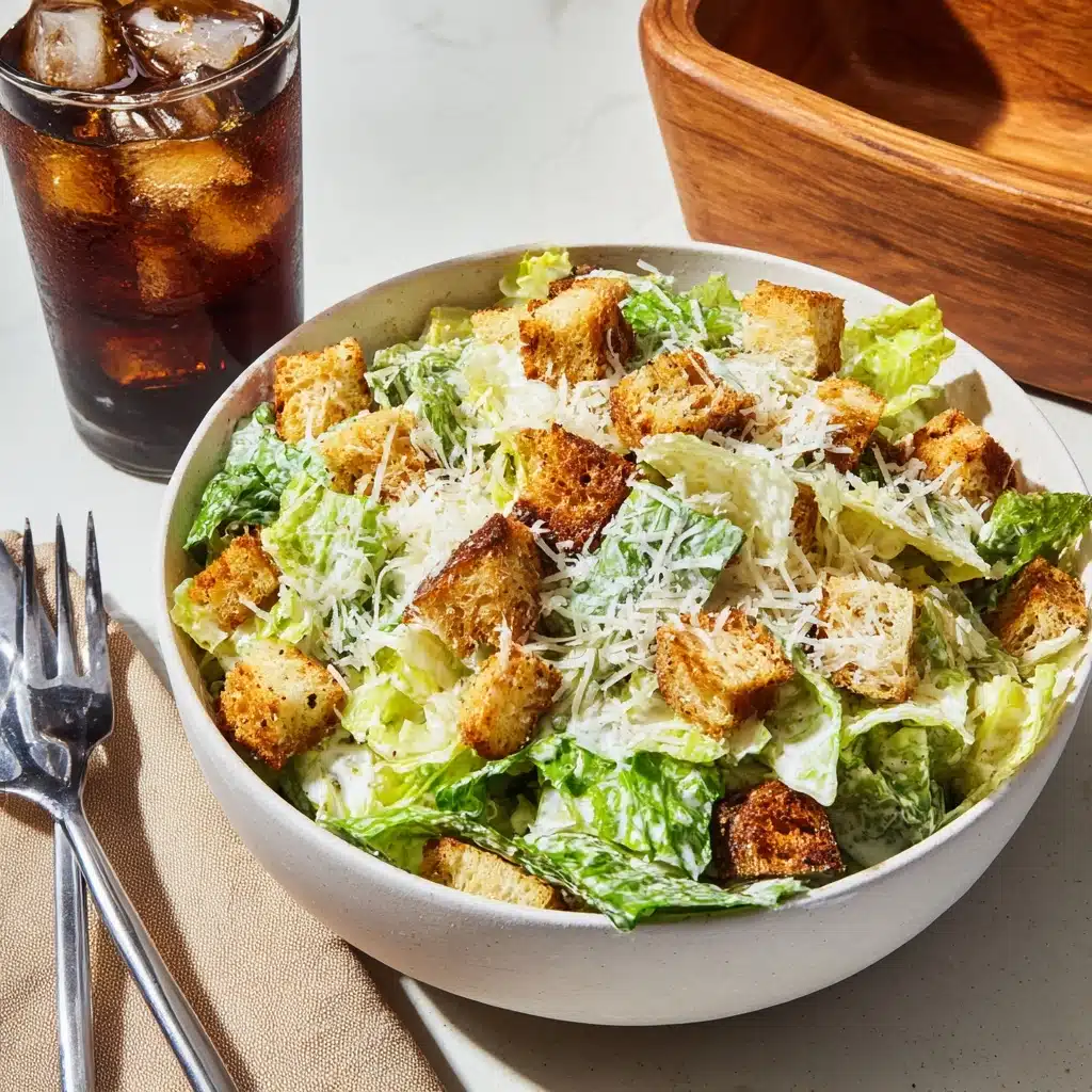 chicken caesar salad with crispy chicken Recipe - Recipe Image