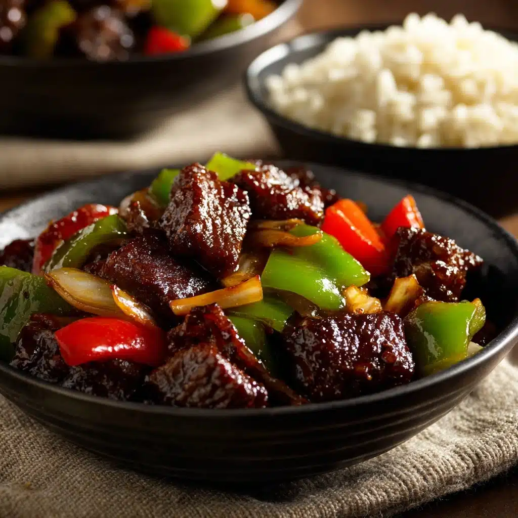 Slow Cooker Pepper Steak Recipe - Recipe Image