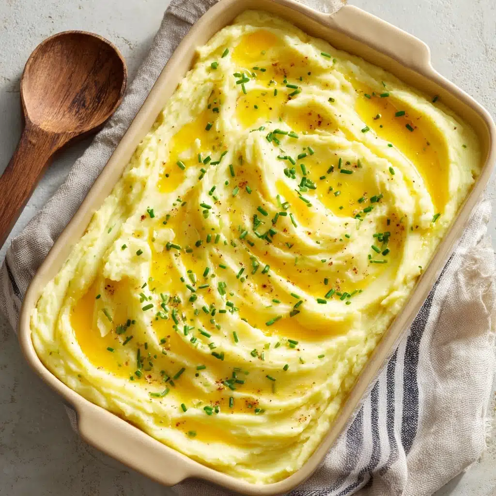 The Best Creamiest Baked Mashed Potatoes Recipe