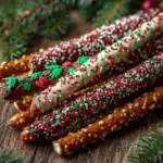 Christmas Pretzel Rods Recipe