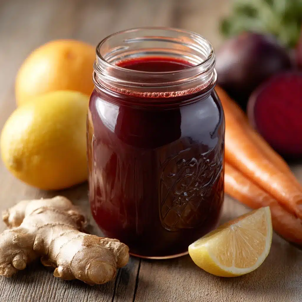 ing Beet apple carrot lemon ginger juice Recipe