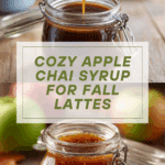 Apple Chai Syrup and Apple Crisp Chai Latte Recipe