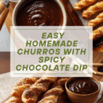 Churros with Mexican Chocolate Dipping Sauce Recipe