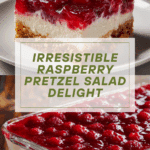 Raspberry Pretzel Salad Recipe