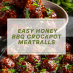 Honey BBQ Crockpot Meatballs Recipe