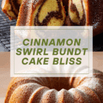 Cinnamon Swirl Bundt Cake Recipe
