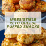 Keto Cheese Puffed Snacks are the perfect low-carb treat! Recipe
