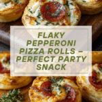 Flaky Pepperoni Pizza Rolls with Mozzarella and Herbs Recipe