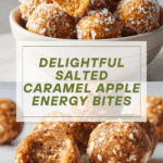 Salted Caramel Apple Energy Balls (Vegan + Gluten-Free) Recipe