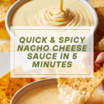 Spicy Nacho Cheese Sauce in just 5 Minutes! Recipe