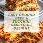 Ground Beef Zucchini Casserole Recipe
