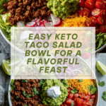 Keto Taco Salad Bowl Recipe