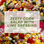Fresh Summer Corn Salad with Lime Dressing Recipe