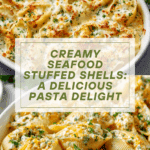 Creamy Seafood Stuffed Shells Recipe