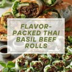 Thai Basil Beef Rolls Recipe