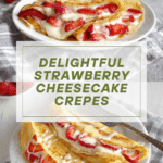Strawberry Cheesecake Crepes Recipe