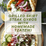 Grilled Skirt Steak Gyros Recipe