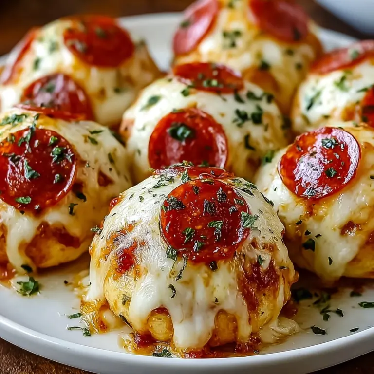Cheesy Pepperoni Pizza Bombs Recipe