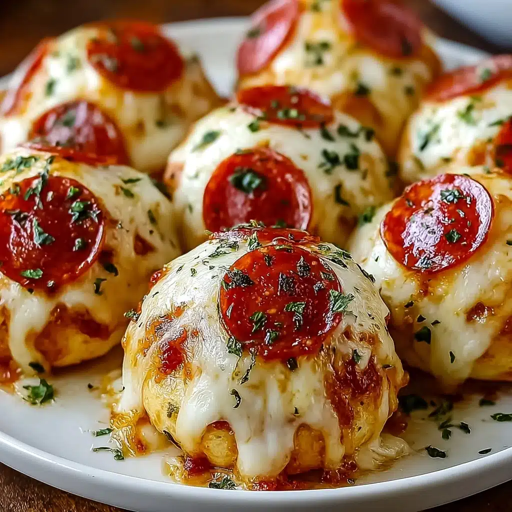 Cheesy Pepperoni Pizza Bombs Recipe - Recipe Image