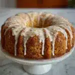 Pineapple Zucchini Bundt Cake with Pineapple Glaze Recipe