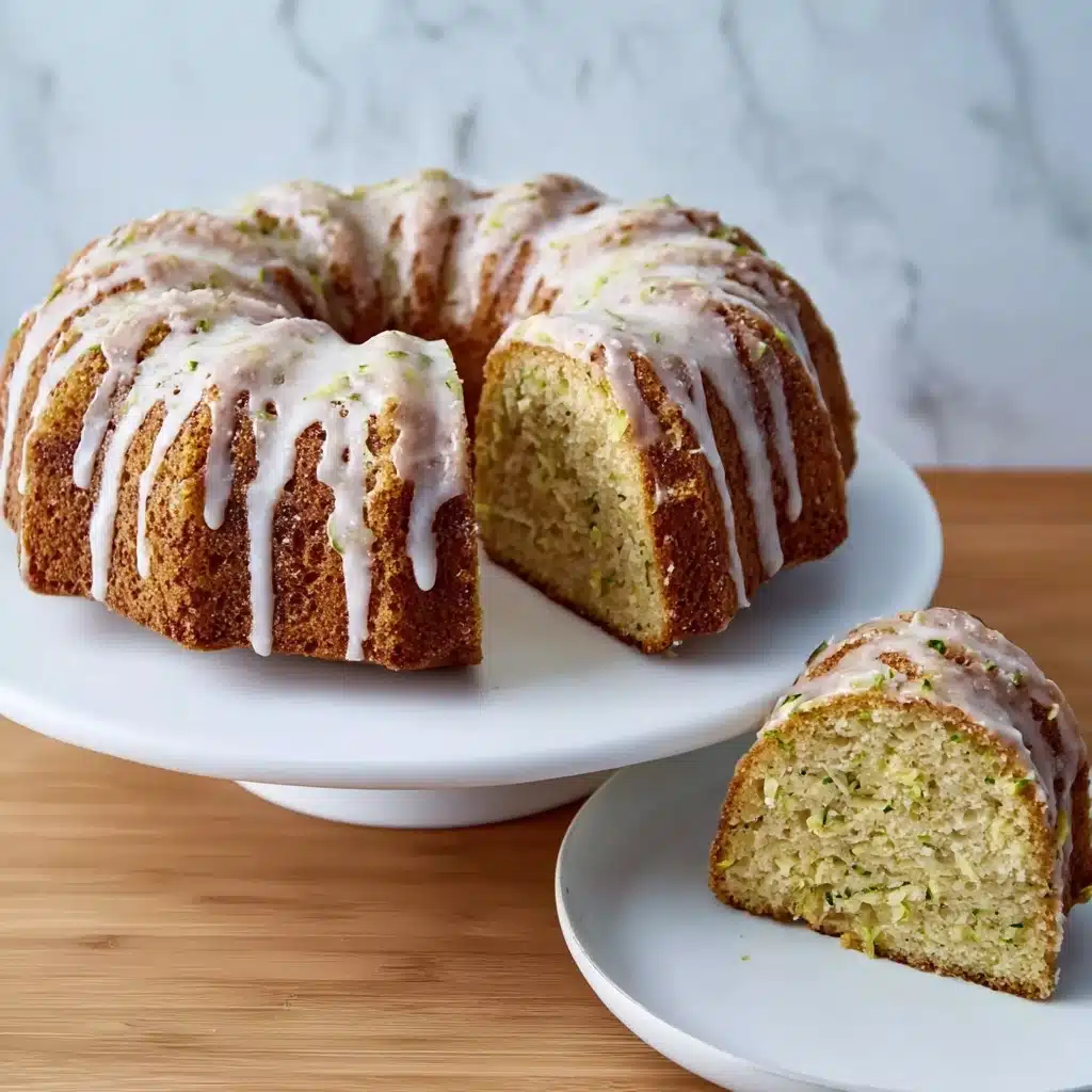 Pineapple Zucchini Bundt Cake with Pineapple Glaze Recipe - Recipe Image