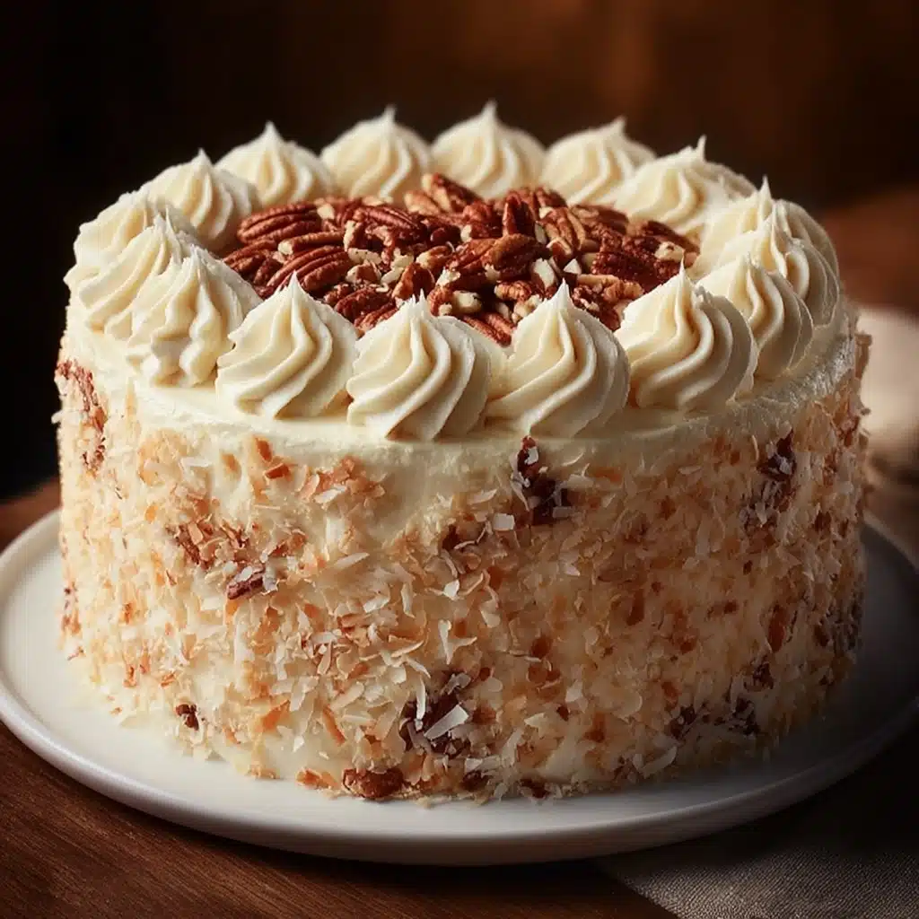 White German Chocolate Cake Recipe - Recipe Image