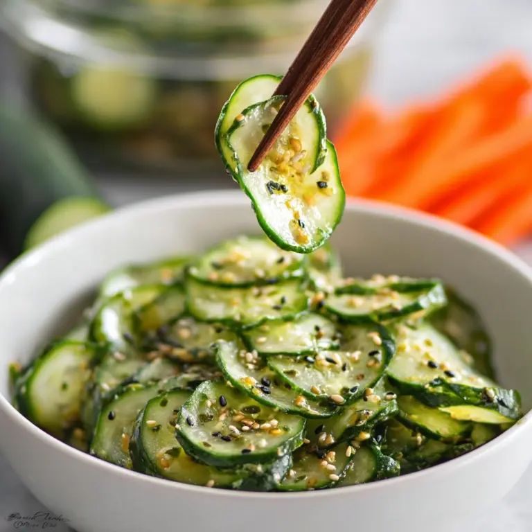 Japanese Cucumber Salad Recipe