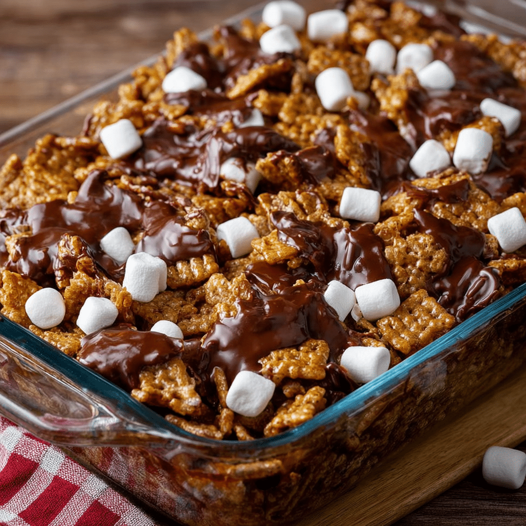 Golden Grahams S'Mores Bars Recipe - Recipe Image