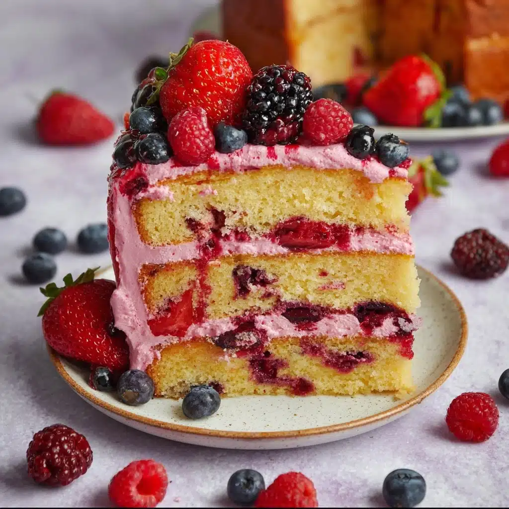 Summer Berry Cake! Recipe - Recipe Image