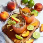 Ginger Peach Moscow Mule Recipe