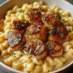 Serve the creamy macaroni and cheese in individual bowls or on plates Recipe
