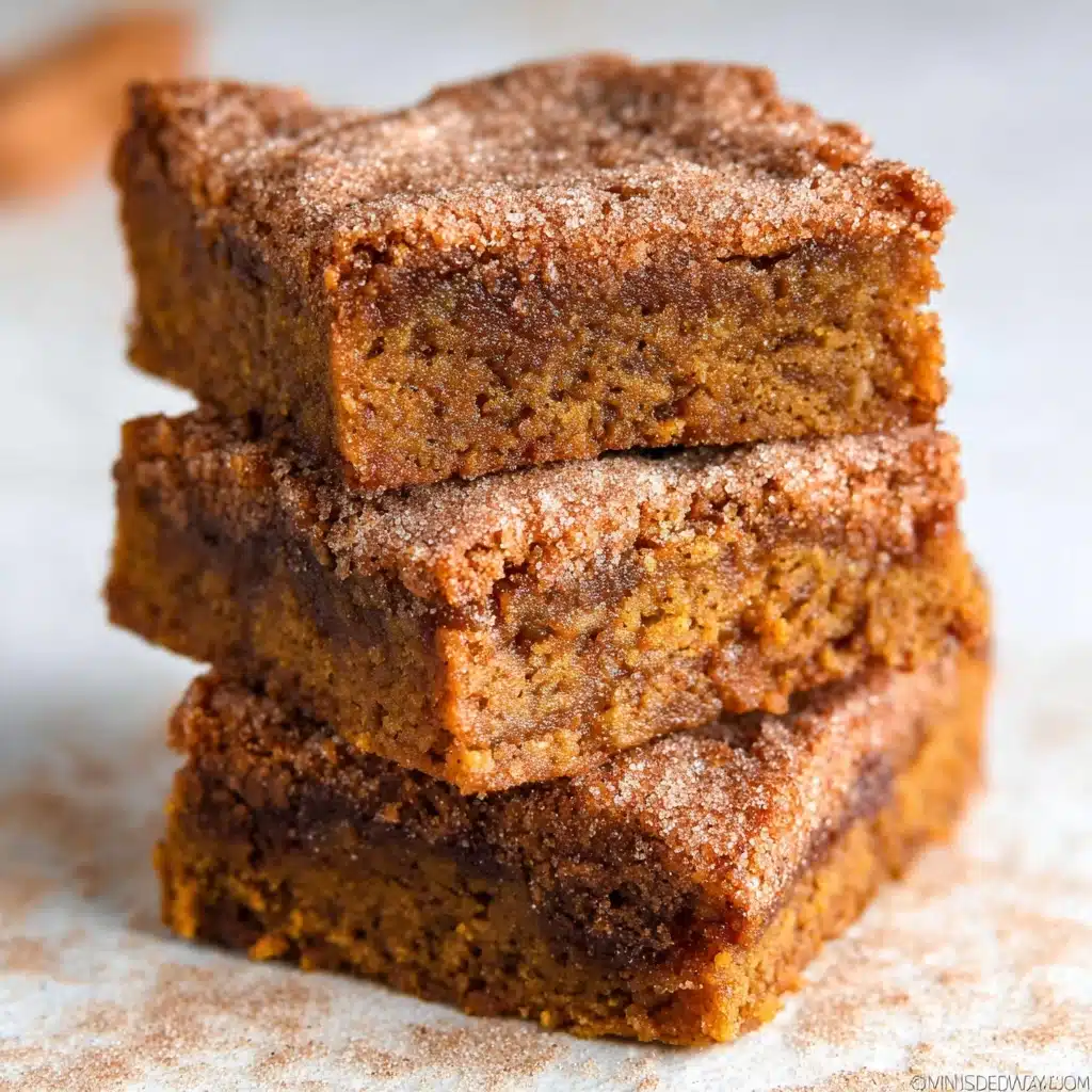 Snickerdoodle Chickpea Blondies (Flourless) Recipe - Recipe Image