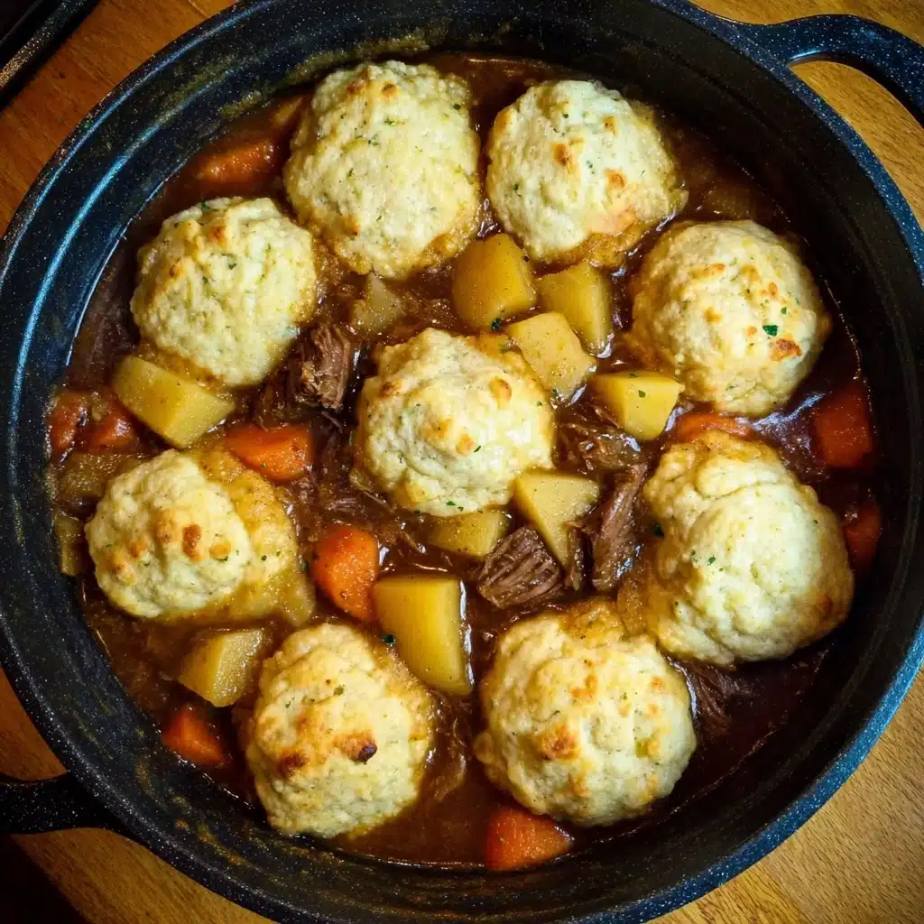 Mother’s Beef Stew with Dumplings Recipe - Recipe Image