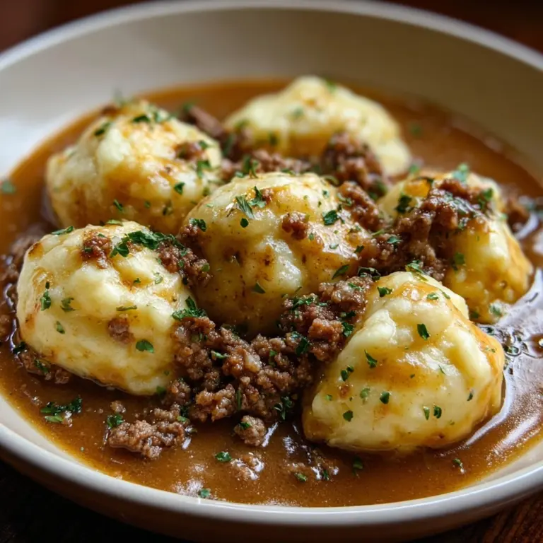 Ground Beef and Dumplings Recipe