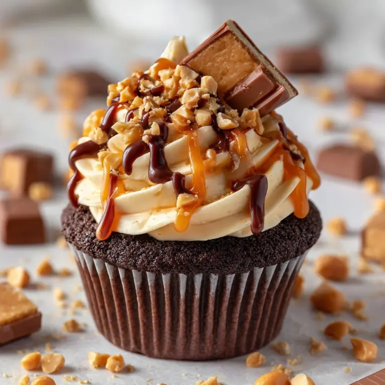 Snickers Cupcakes Recipe