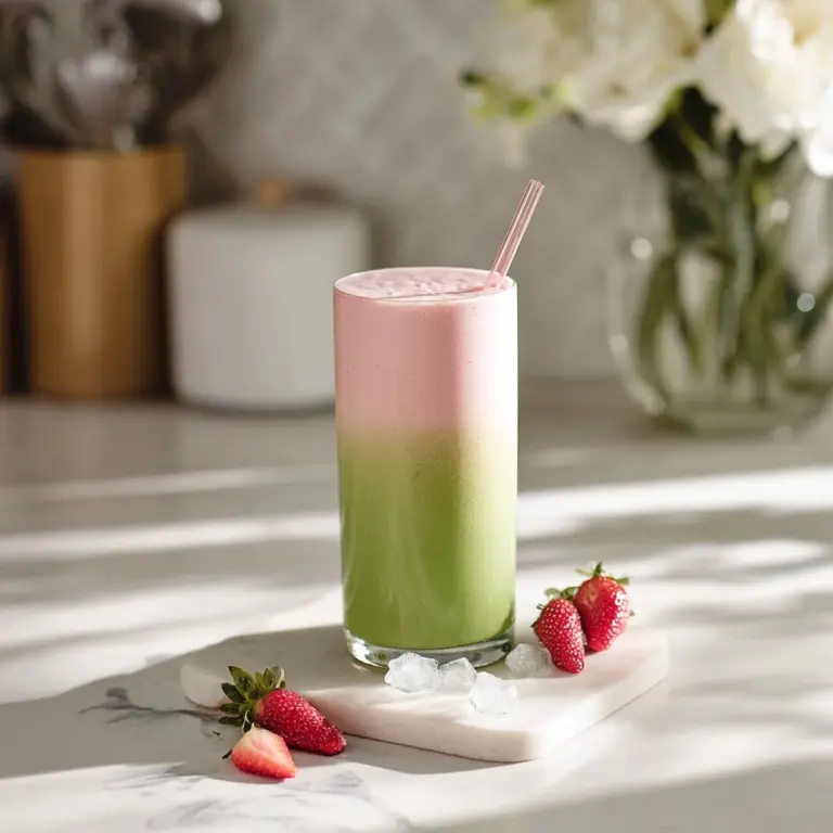 Strawberry Matcha Latte Recipe