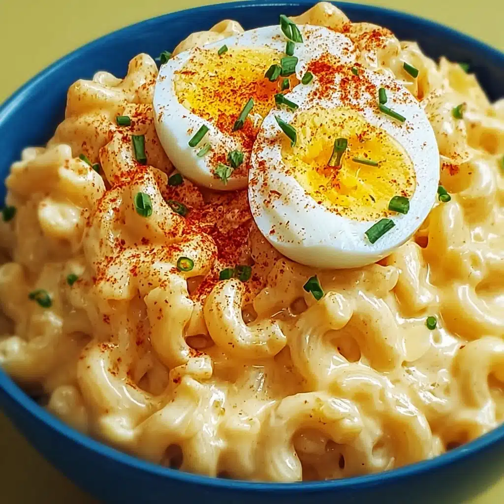 Deviled Egg Macaroni Salad Recipe - Recipe Image