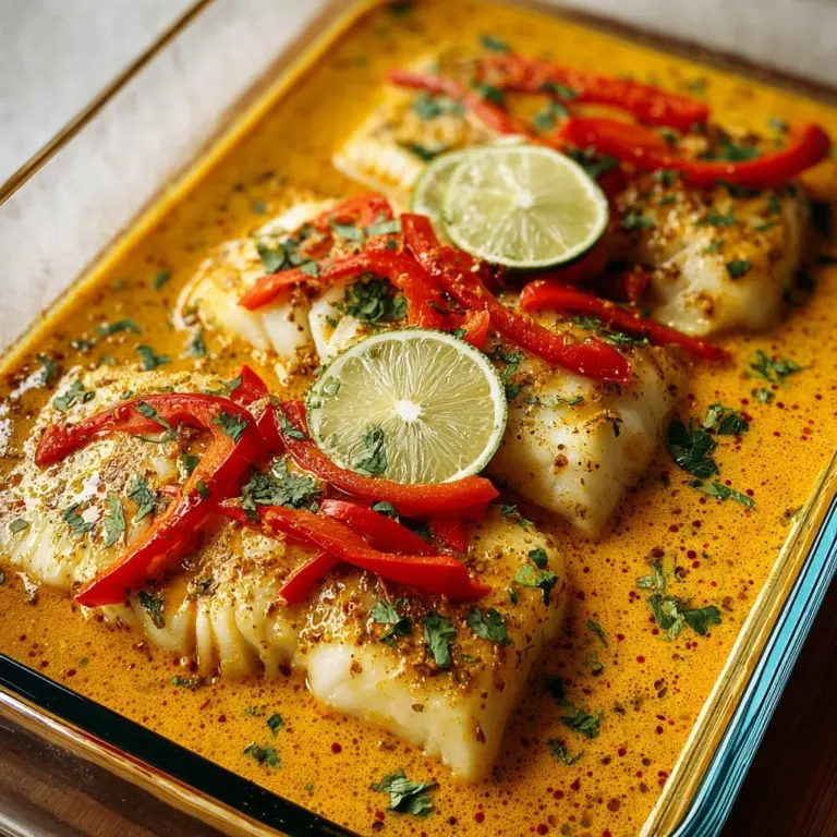 Coconut Curry Baked Cod Recipe