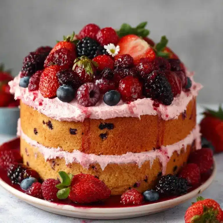 Summer Berry Cake! Recipe
