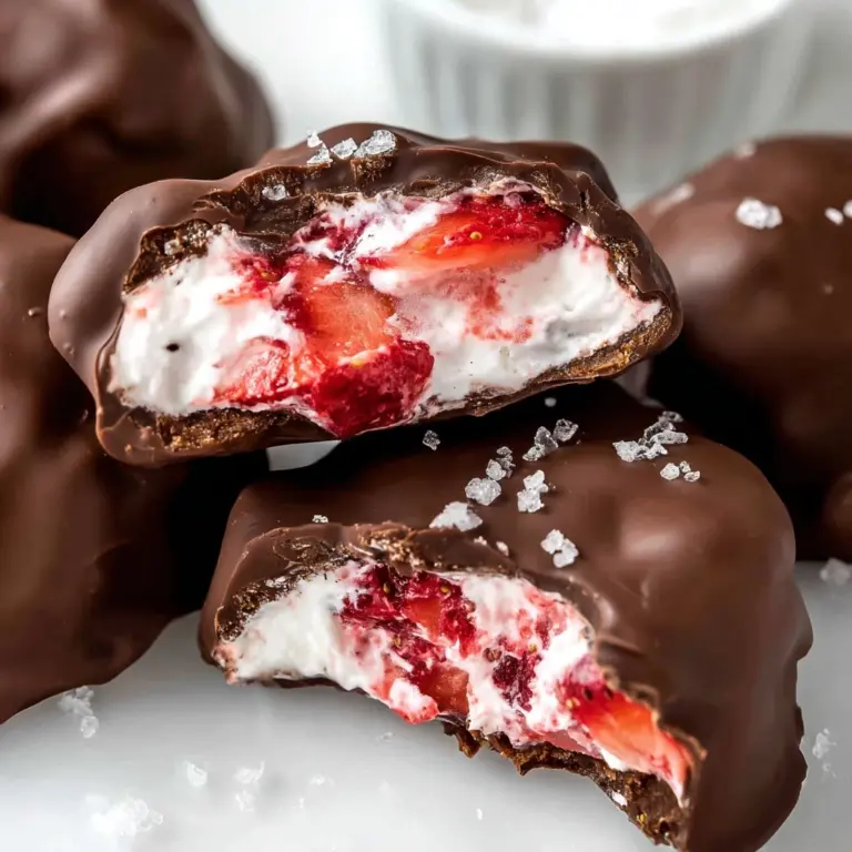 Chocolate Strawberry Frozen Yogurt Bites Recipe