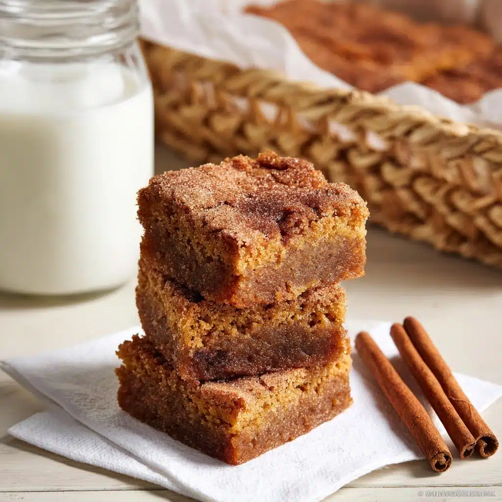 Snickerdoodle Chickpea Blondies (Flourless) Recipe