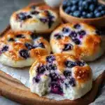 Fluffy Cottage Cheese Blueberry Cloud Bread Recipe