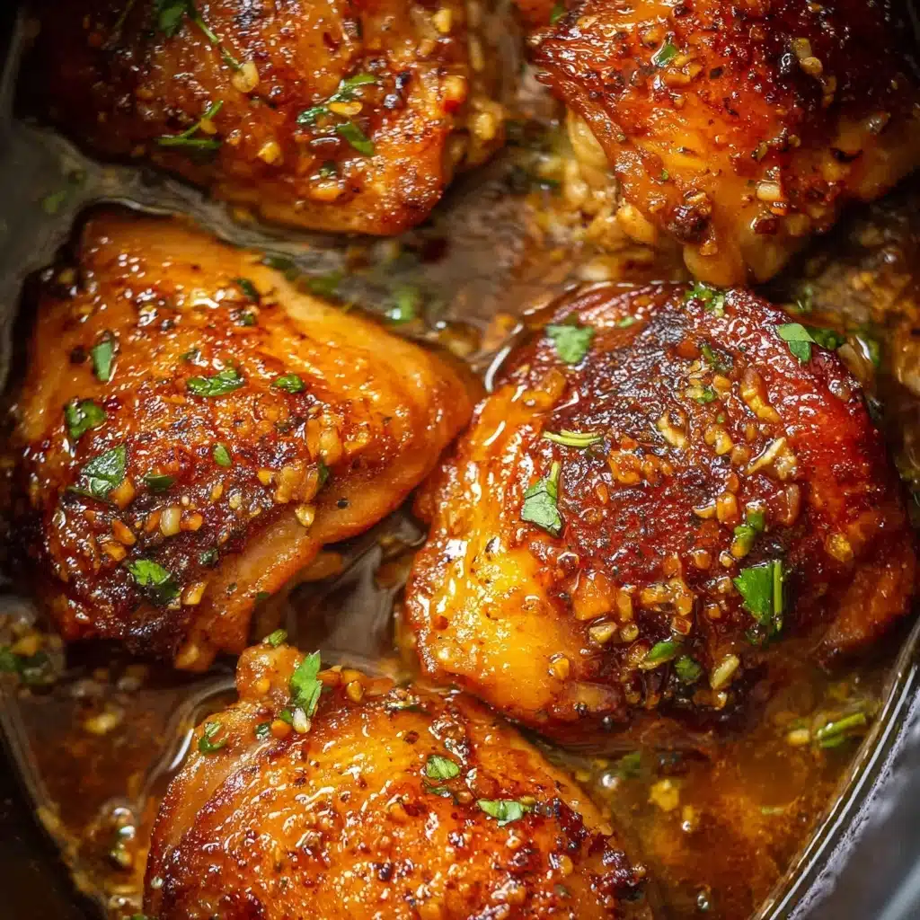 Slow Cooker Brown Sugar Garlic Chicken Recipe - Recipe Image