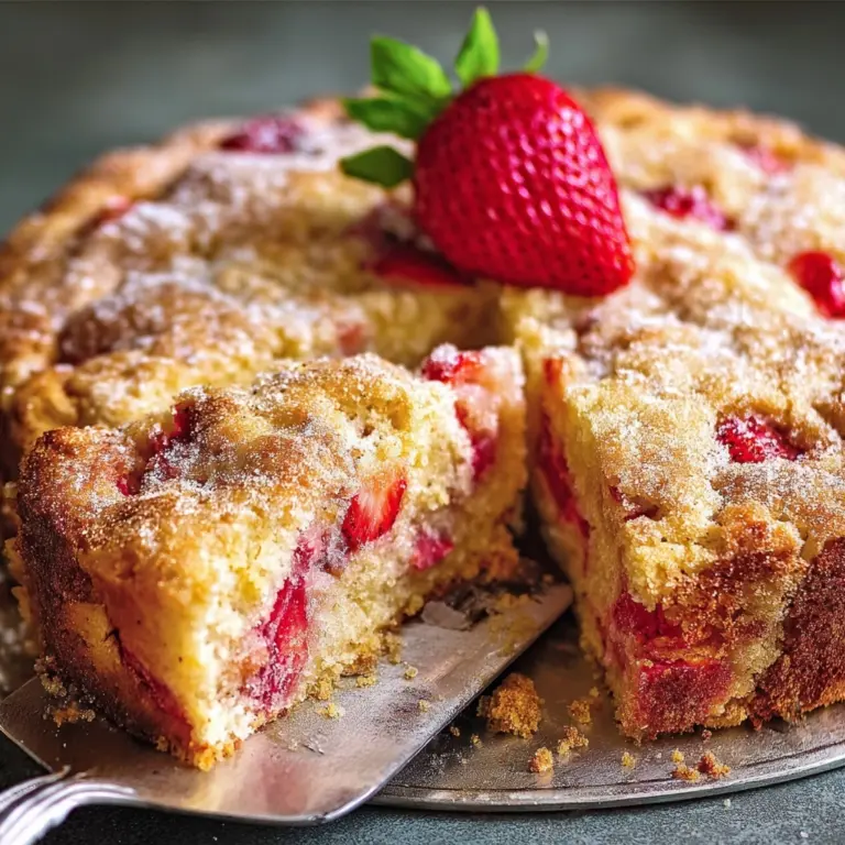 French Strawberry Cake Recipe