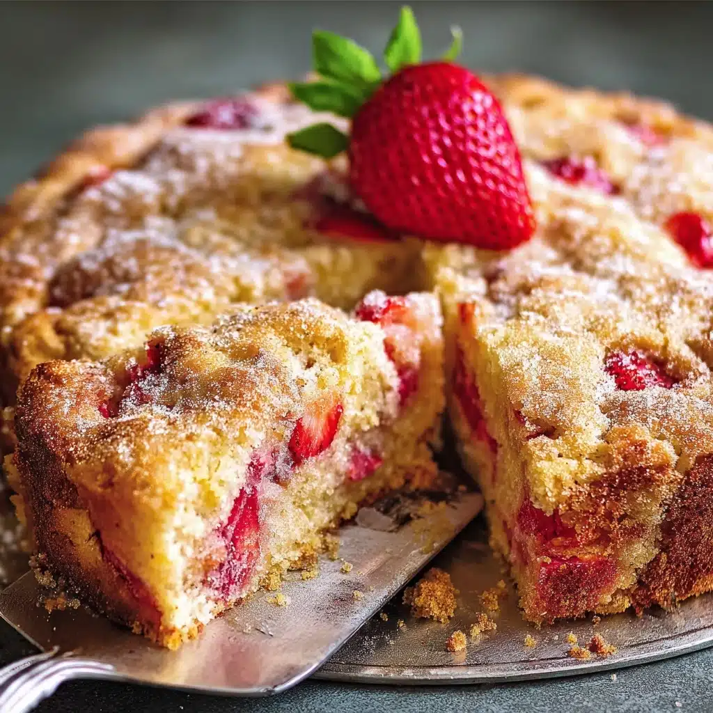 French Strawberry Cake Recipe - Recipe Image