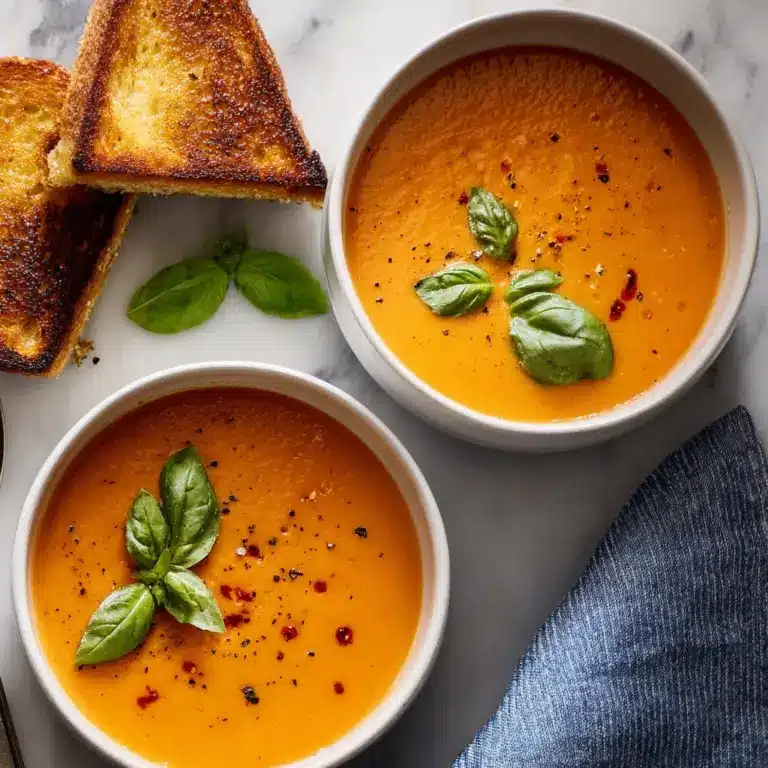 Middle-of-Winter Creamy Tomato Soup (Canned Tomatoes) Recipe