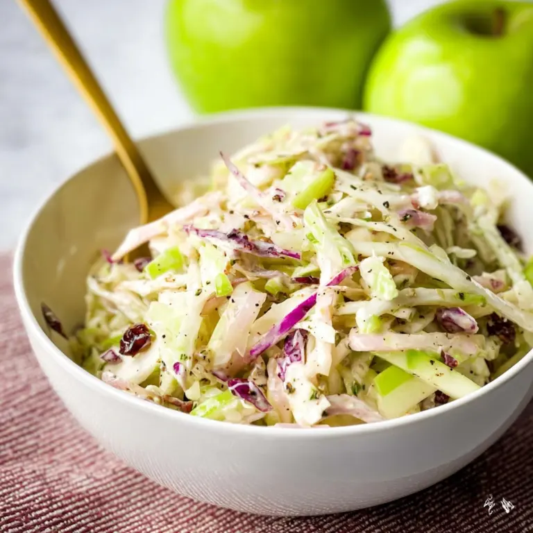 Apple Cabbage Coleslaw Recipe