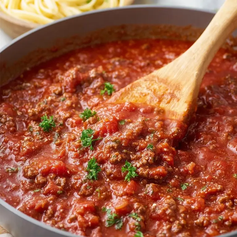 Spaghetti Meat Sauce Recipe