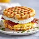 Moist Keto Chaffle Sandwich Recipe